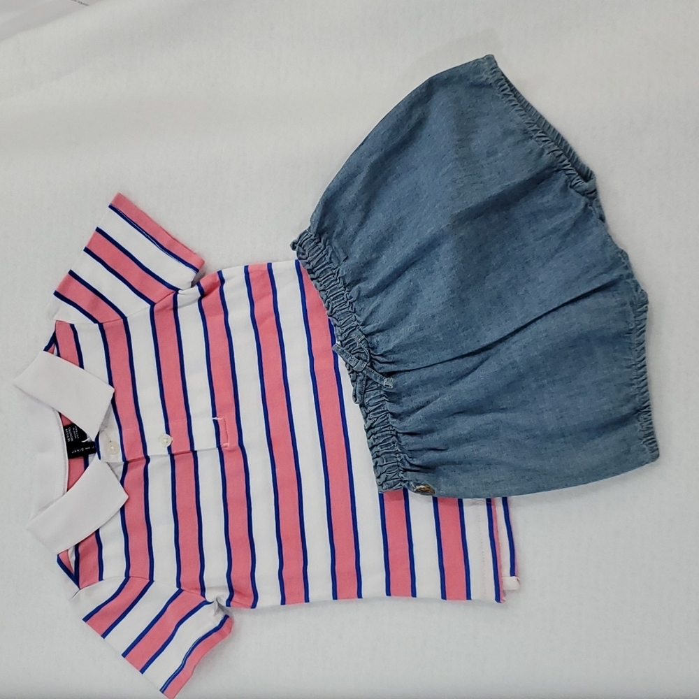 🆕️ Janie and Jack Polo & Ralph Lauren Chambray Bloomers